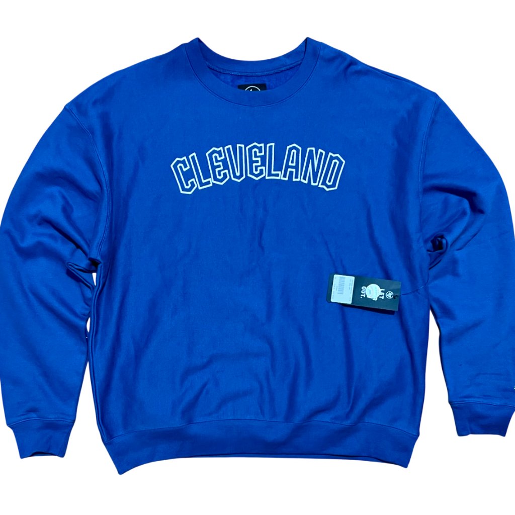Cleveland Guardians '47 Brand Blue Crew Neck Sweatshirt, Men's 2xl Brand New
